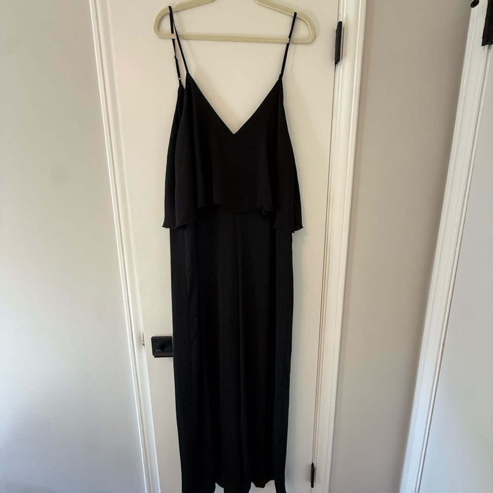 Tobi Black Layered Jumpsuit Size L